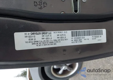 2014 Dodge Charger Se из США, поврежденный, VIN 2C3CDXBG0EH115919